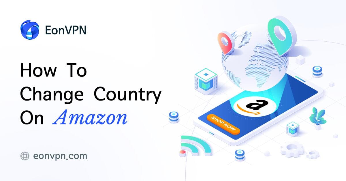 How to change country on Amazon?