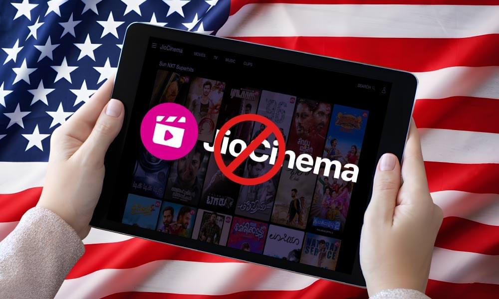 JioCinema is blocked outside India JioCinema is blocked outside India